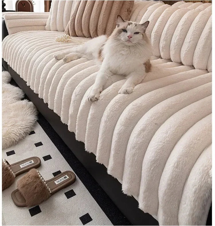 Plush Non-Slip Sofa Cushion for Warmth and Protection