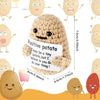 Handmade Crochet Amigurumi Doll with Love and Encouragement