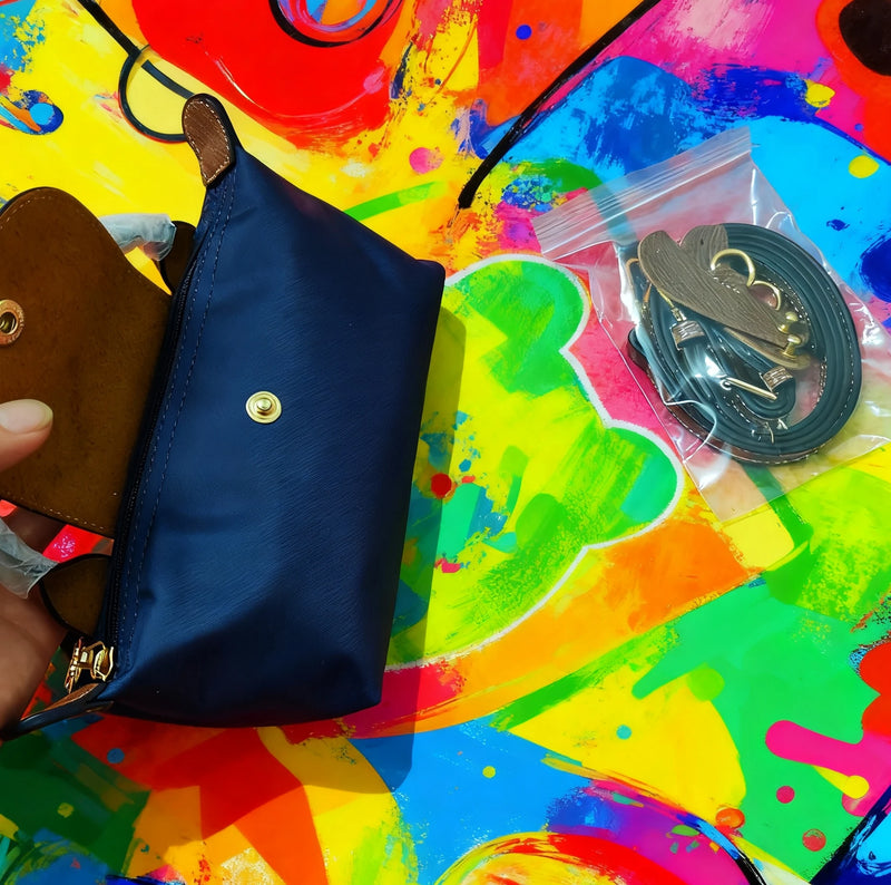 Retro Nylon Mini Crossbody Bag