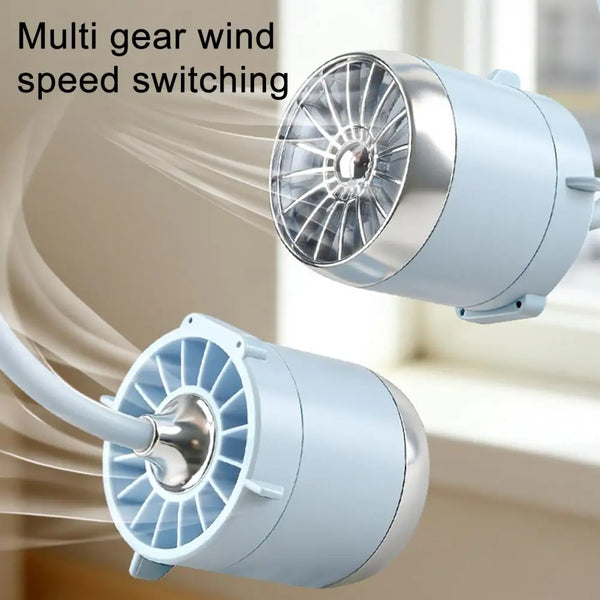 Ventilateur de cou rechargeable portable