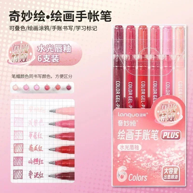 3D Embossed Acrylic Gel Pens - 6/144 Color Options