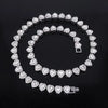 Sparkling Rhinestone Statement Necklace and Bracelet Set