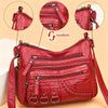 Vintage PU Crossbody Bag