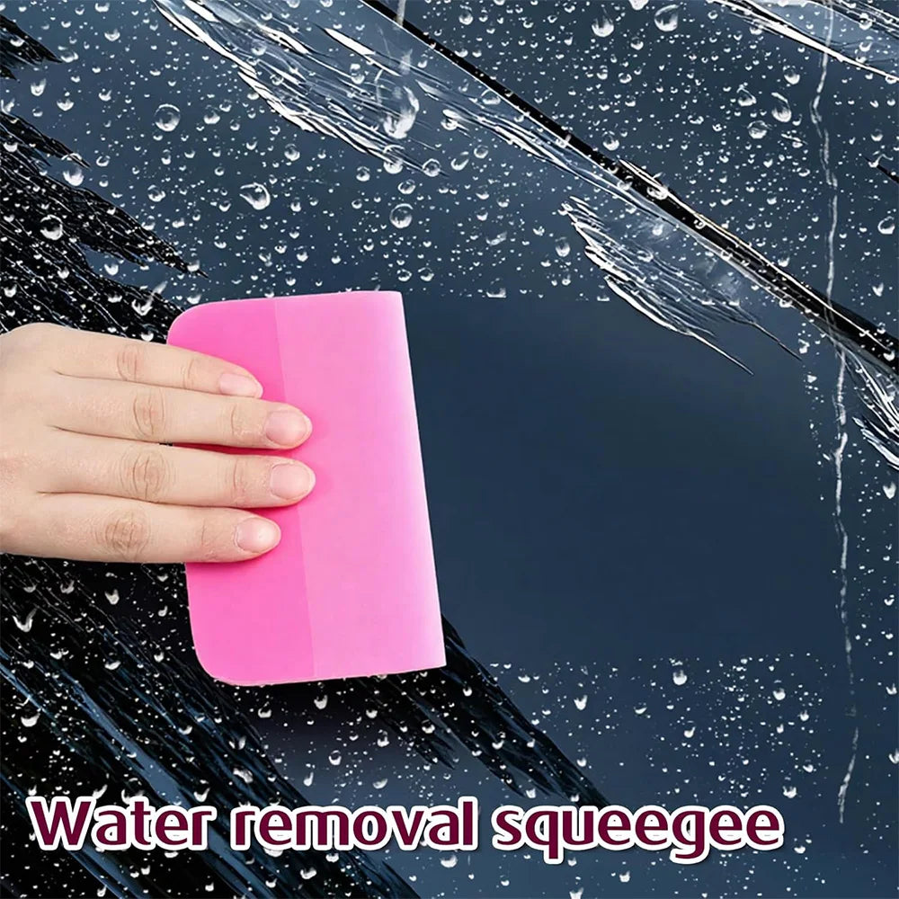 Professional PPF & Vinyl Wrap Squeegee Kit - Soft Rubber Tools for Scratch-Free Application
