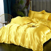 Luxuriöses Satin-Bettwäsche-Set mit Bettbezug