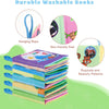 Sensory Cloth Books for Babies with Teether & Crinkle Pages