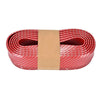 Red carbon fiber rubber anti-collision strip bumper lip protector for cars