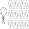 30-Piece Lobster Clasp Keychain Connector Set for DIY Jewelry Making
