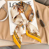 Silk-Feel Square Scarf for Women
