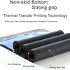 Rolls of black thermal transfer printing material showing anti-wear, strong grip, and non-slip features