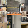 Various acrylic mirror wall stickers used as decorative borders and edges on walls.