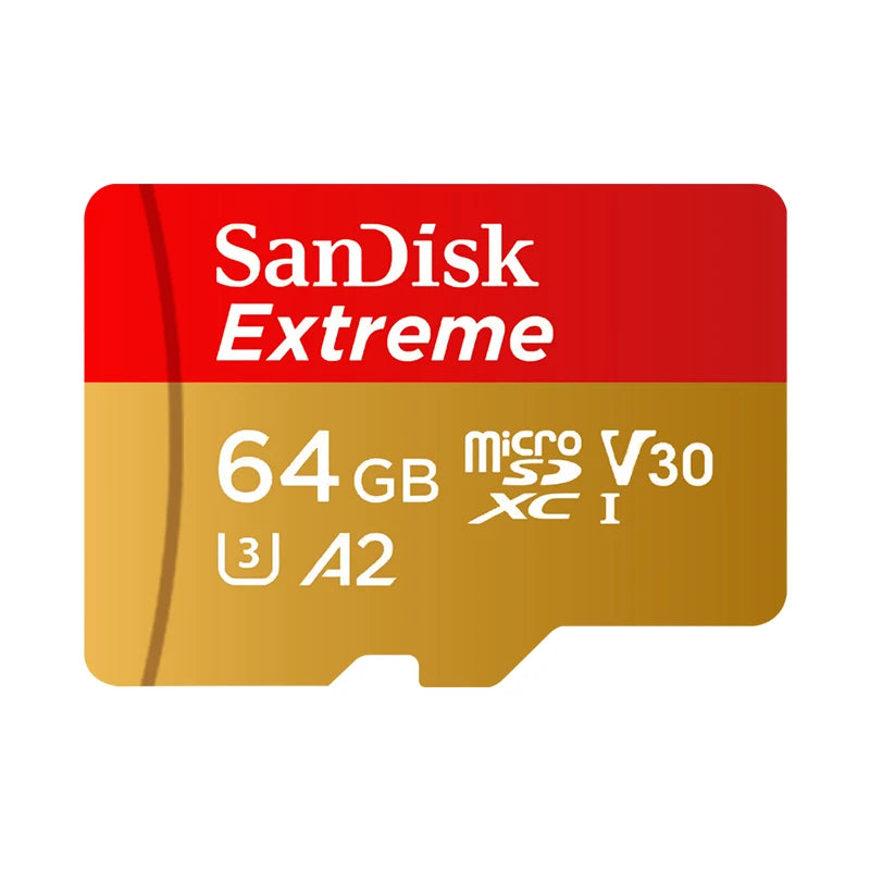 SanDisk Extreme microSDXC Card – U3 V30 High-Speed Storage (64GB–1TB)