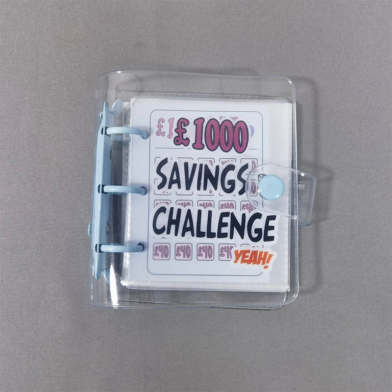Compact Savings Challenge Binder with Envelopes