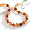 Colorful Chunky Beaded Choker Necklace