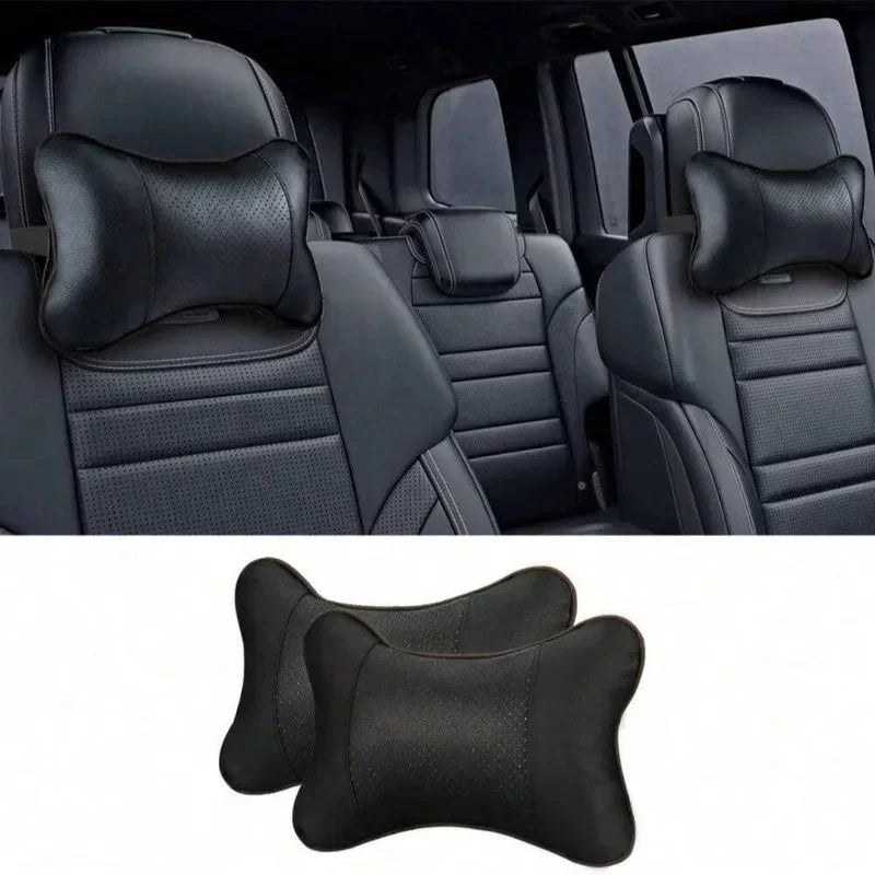 Breathable Mesh Car Headrest with Neck Support Pillow