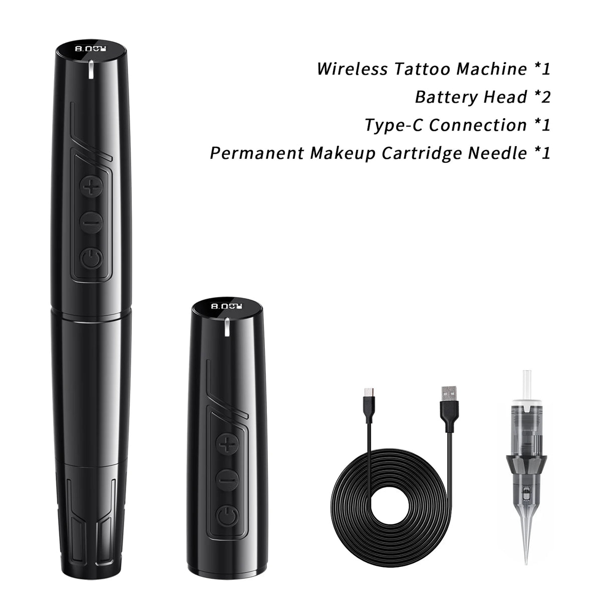 Precision Wireless Tattoo Pen for Professional Permanent Makeup