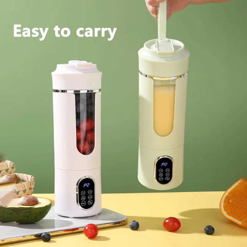 Portable Wireless Citrus Juicer with Ice Crushing
