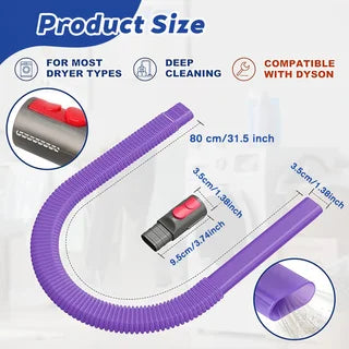 Dryer Vent Cleaning Kit for Vacuum Cleaners