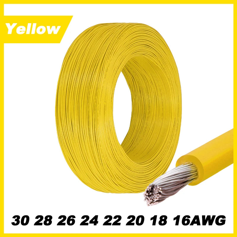 12-Color Tinned Copper Hookup Wire for DIY Projects