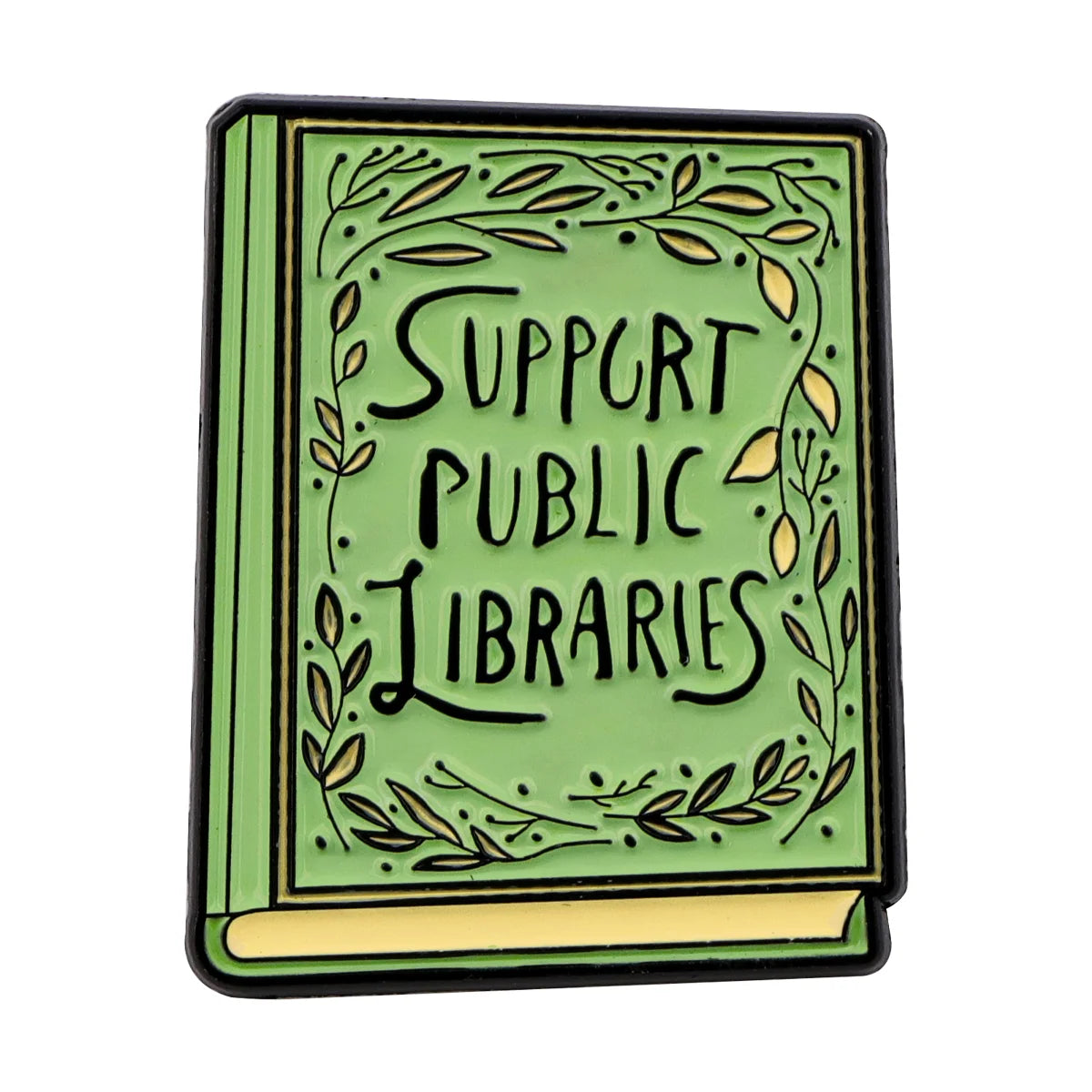 Just One More Chapter Enamel Pin for Book Lovers
