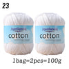 Premium 100% Cotton Yarn – Medium-Fine Weight for All-Season Knitting