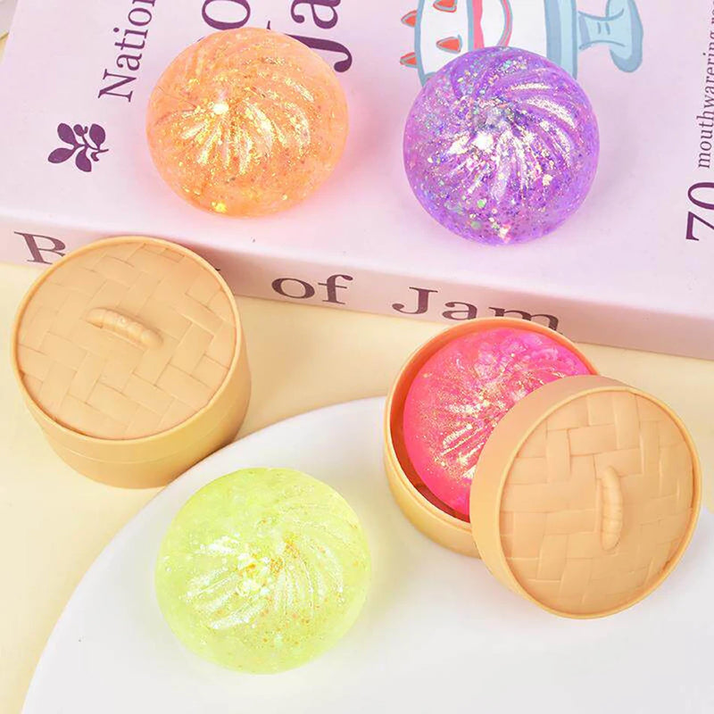 Glitzer-Dumpling Squishy-Spielzeug