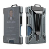 Slim Aluminum RFID Blocking Wallet with ID Window and Money Clip