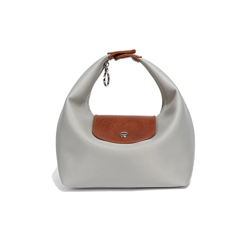 Waterproof Nylon Crossbody Bag with Two Detachable Straps