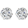 Strong Magnetic Non-Piercing Earrings with Cubic Zirconia