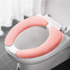 Plush Non-Slip Toilet Seat Cover Set – Washable & Eco-Friendly