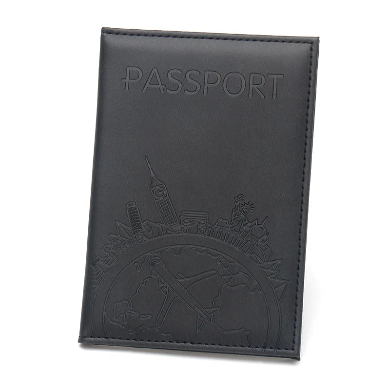 Porte-passeport en cuir élégant