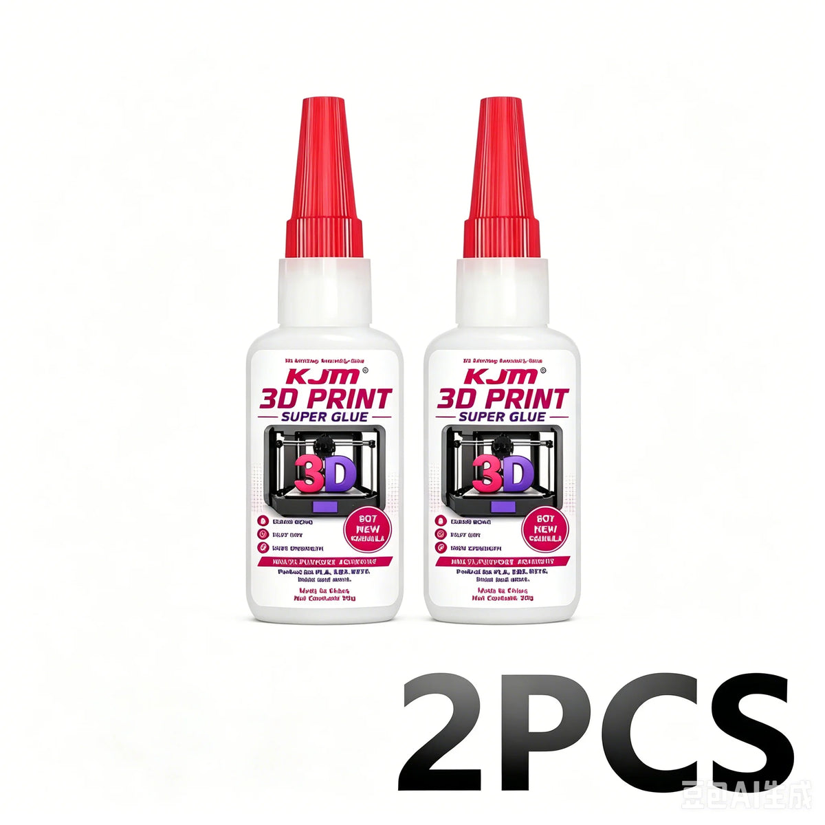 Strong Fast-Curing 3D Printing Glue for PLA ABS TPU PETG