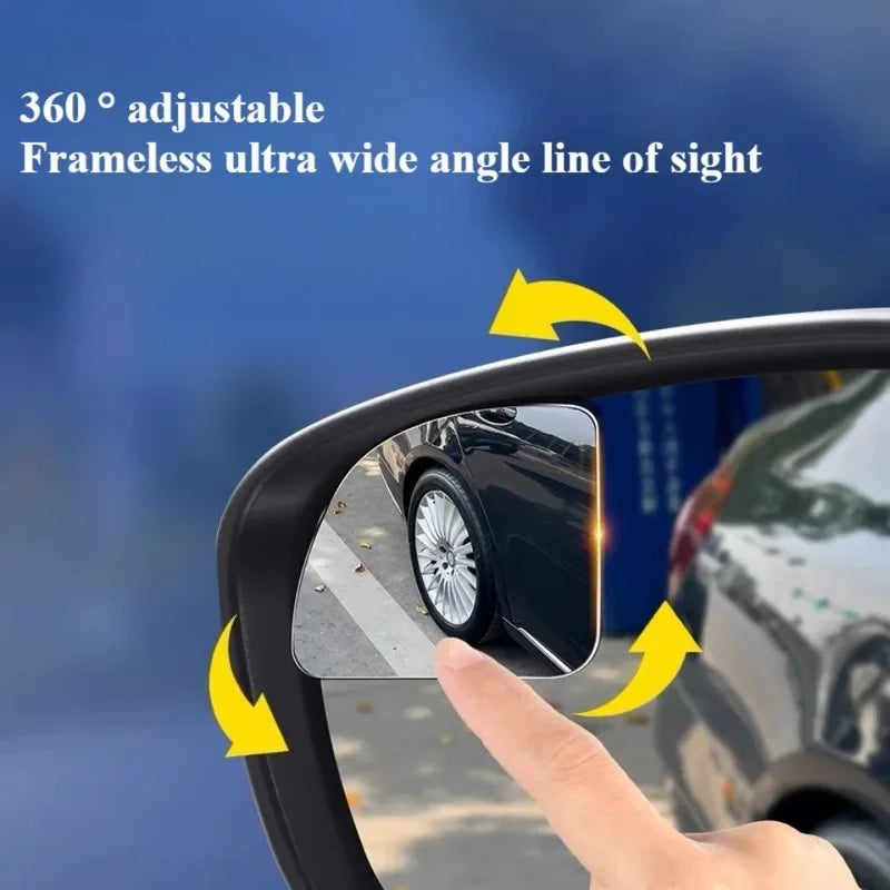 Frameless 360° Adjustable HD Blind Spot Mirrors