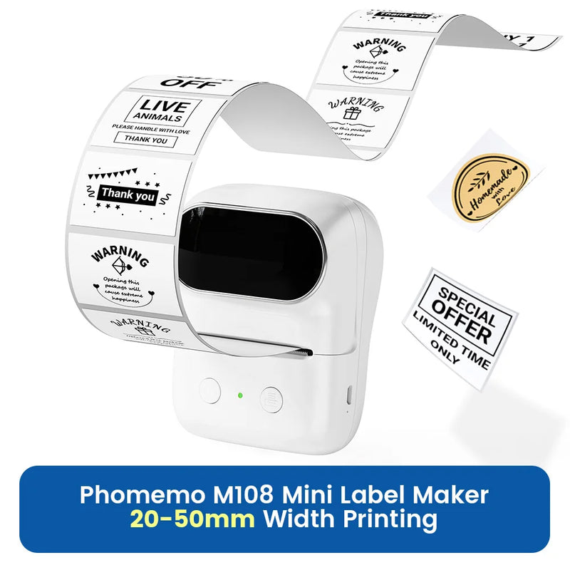 Tragbarer Bluetooth-Thermodrucker für Etiketten