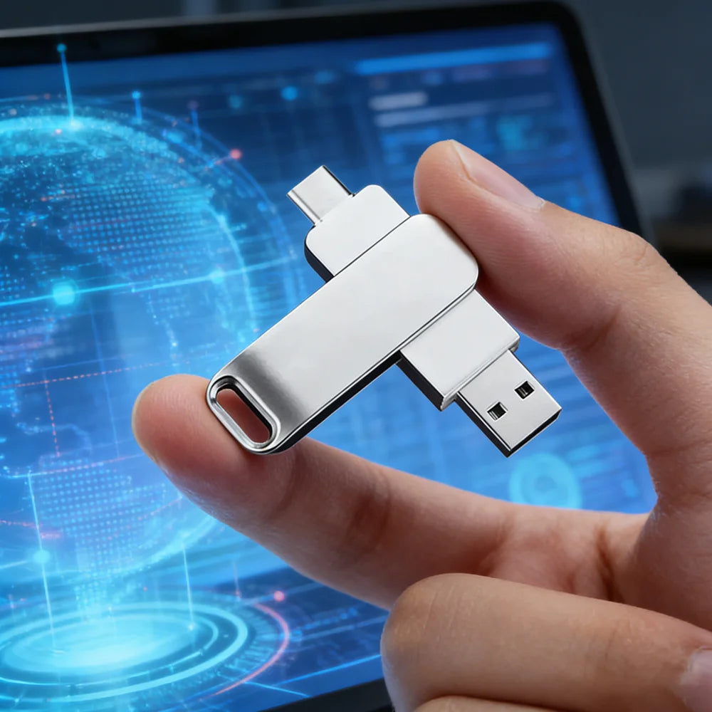 Lenovo USB 3.2 Flash Drive – High-Speed Metal Storage