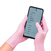 Pink Nitrile Disposable Gloves, Powder-Free