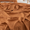 Stone Washed French Linen Flat Sheet – Breathable & Naturally Cool