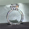 Halo Zircon Statement Ring