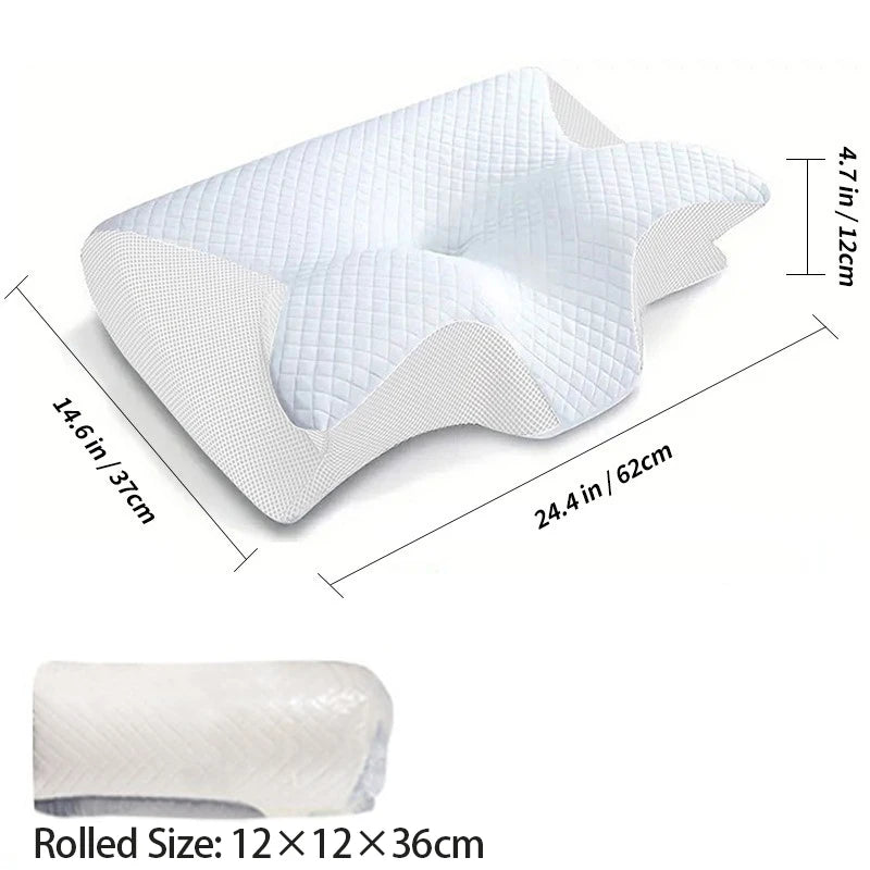 Ergonomic Memory Foam Cervical Pillow