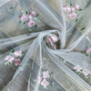 Embroidered Floral Lace Valance Curtain