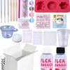 DIY Squishy Maker Kit with Silicone Molds – Cat, Paw, Bear & Donut Designs