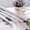 No-Drill Adjustable Metal Spring Tension Curtain Rod