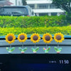 Sunflower Shaking Head Car Ornament – Cute Dashboard & Rearview Mirror Décor