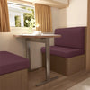 Stretchable RV Dinette Cushion Cover Set - 2 Piece Bench & Backrest Protector