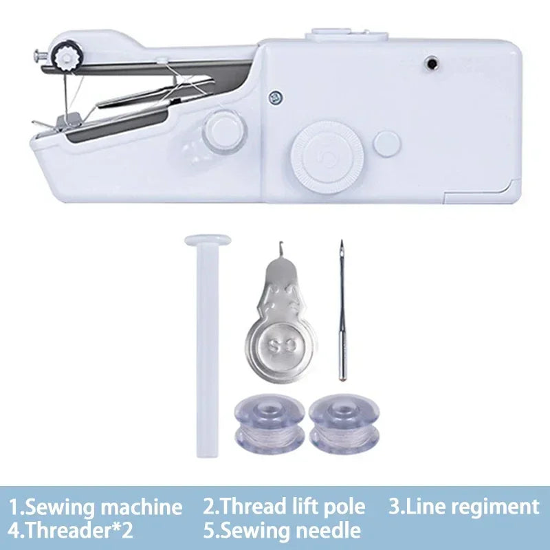 Tragbare Mini-Nähmaschine für unterwegs