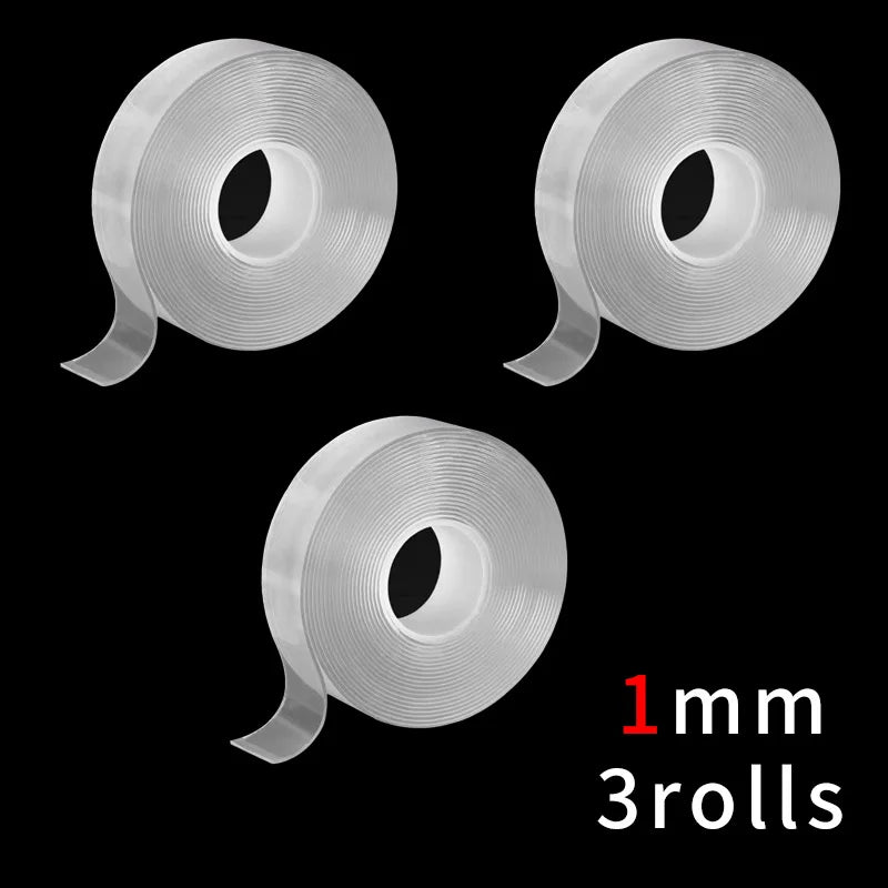 Reusable Double-Sided Nano Tape — Strong, Clear, and Residue-Free