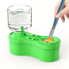4-in-1 Paint Brush Cleaner and Holder with Palette