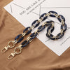 Acrylic Handbag Chain with Resin Accents