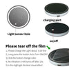 LED Light-Up Car Cup Coasters with Motion-Activated Glow