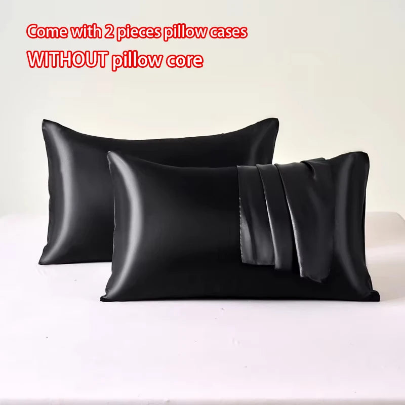 Satin Pillowcase Set of 2 – Silky Soft, Hair & Skin Friendly